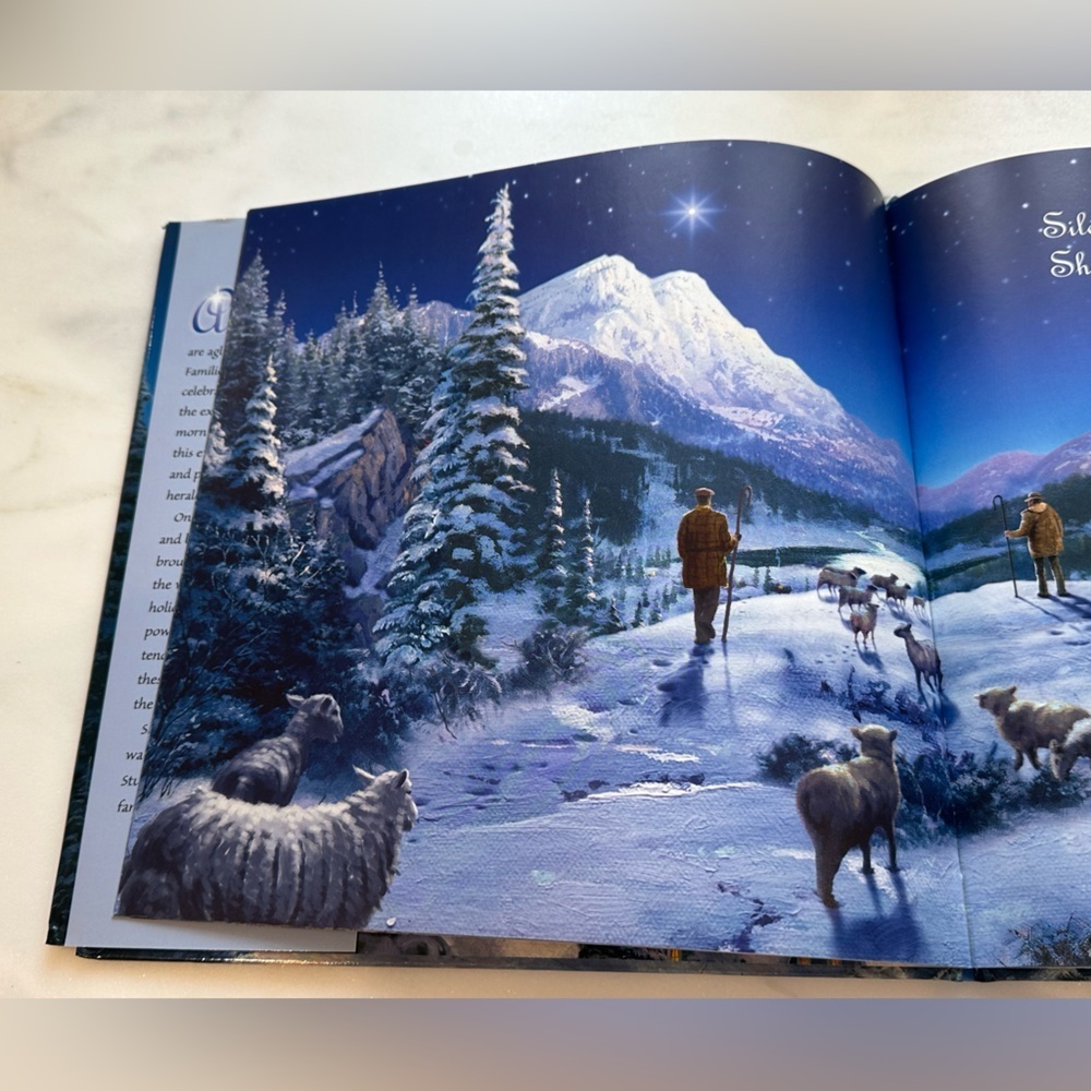 Thomas Kinkade Illustrated Silent Night Picture Story Hardcover Book - Picture 3 of 6